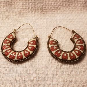 Artisan Boho Chic Earrings -Unique design!